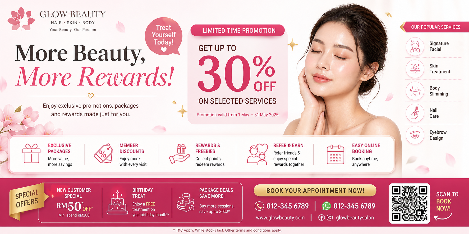 Glow Friday — 20% off facial packages